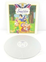 Snow White and the Seven Dwarfs Laserdisc LD Walt Disney Masterpiece - £8.00 GBP