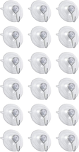 BNYD Suction Cups Wall Shower Hooks Hangers with Metal Hook, Removable Clear Suc - £8.42 GBP