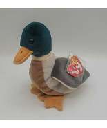 Ty Beanie Baby Jake The Mallard Drake Duck, 1997 1998  P.V.C. Pellets 14... - £188.72 GBP