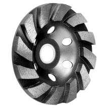 4.5 Inch Concrete Grinding Wheel, 12-Segment Heavy Duty Turbo Row Diamond Cup Gr - £26.61 GBP