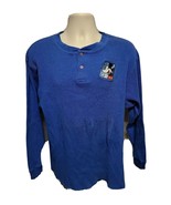 Disneyland Resort Adult Medium Blue Long Sleeve Jersey - £19.94 GBP