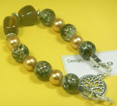 Tiger Eye Gemstone-Energy Jewelry-Bracelet-Facilitate-pleasant  dreams  #469 - £6.52 GBP