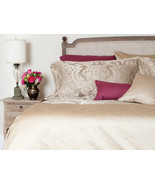 St. Geneve Ardere Gold King Coverlet + Euro Shams Set, 3 Piece - £773.77 GBP