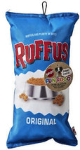 Ruffus Chips Plush Dog Toy - Jumbo Fun Foods Parody with Crinkle Paper and Squea - £7.78 GBP+