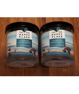 Lot of 2 Find Your Happy Place Sunkissed Ocean Waves Candle 7 oz - €21,02 EUR