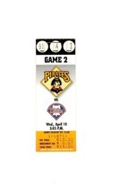 Apr 10 1996 Philadelphia Phillies @ Pittsburgh Pirates Ticket Jeff King 2HR/5RBI - £15.81 GBP