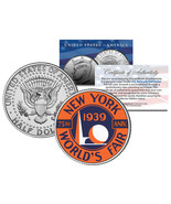 1939 New York WORLD&#39;S FAIR 75th Anniversary 2014 JFK Half Dollar US Coin... - £6.84 GBP