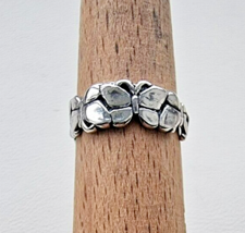 PRETTY 925 STERLING SILVER BUTTERFLY TOE ADJUSTABLE RING - $342.91 MXN