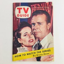 TV Guide Magazine October 2 1954 Vol 2 #40 Teresa Wright &amp; Dick Powell Feature - £11.23 GBP