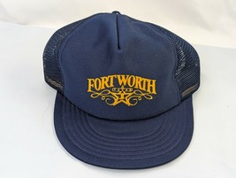 Fort Worth Texas Snapback Hat Cap Mesh Artex Has Issues Read Description - $11.95