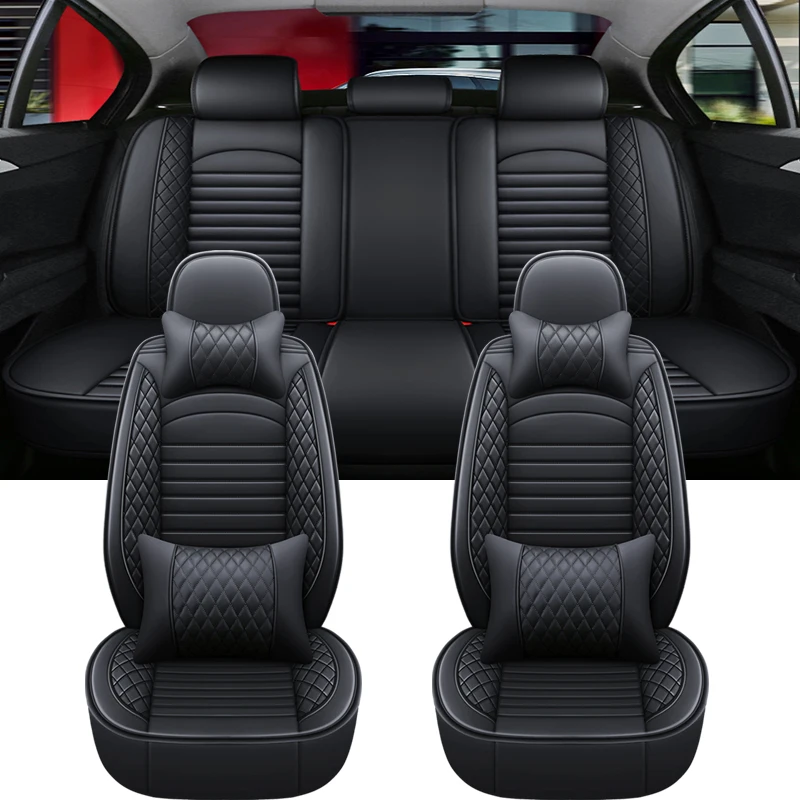 Universal Artificial Leather Car Seat Cover for Mercedes W204 W205 W203 Renault - £44.08 GBP+