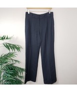 Akris Punto | Black Wool Cuffed Trousers Dress Pants, womens size US 10 - £60.87 GBP