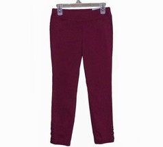 Christopher &amp; Banks Maroon Tapered Shaped Fit Mid Rise Pant New With Tags - £22.75 GBP