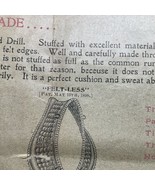 FELT-LESS HORSE EQUESTRIAN Sweat Pads Vintage Print Ad Brochure 1898 McC... - $377.29 MXN