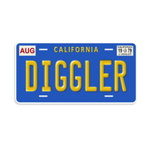 Dirk Diggler Boogie Nights License Plate Sticker - £2.20 GBP