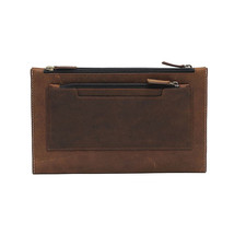 Myra Bag #6620 Roadstop~Distress Leather 8.25&quot;x5&quot; Wallet~Card Slots~Many... - £40.85 GBP