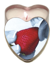 Earthly Body Suntouched Hemp Edible Candle - 4.7 Oz Heart Tin Strawberry - $19.79+