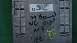 04 Honda Accord v6 MT ECU ECM Eng Control Module & Ignition Switch 37820-RCA-L24 image 2