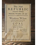 The New Republic Published Weekly, Wednesday November 17th 1920 Vol XXIV... - $58.49 CAD