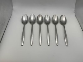 6x Dansk Stainless VARIATION V Place / Soup Spoons Made in Germany / Denmark - $79.99