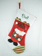 Personal Creations 18 Inch Dad Christmas Stocking with Santa Claus - £12.23 GBP