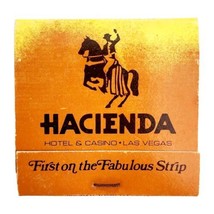 Hacienda Hotel And Casino Vintage Matchbook Downtown Las Vegas Unstruck ... - £15.06 GBP