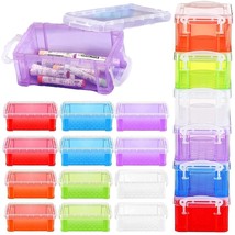 18 Pcs Small Plastic Colorful Crayon Box With Lid, 5.31&#39;&#39; X 2.95&#39;&#39; X 1.9... - £34.68 GBP