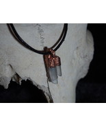 Copper Electroformed Quartz Point Pendant - $18.02 CAD