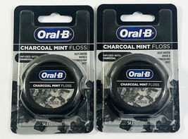 Oral B Charcoal Infused Mint Dental Floss, 54.6 Yard Each Sealed (Pack O... - £10.12 GBP