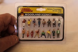 HO Scale Woodland Scenics, 16 Passengers Figurine Set #A1908 BNOS - £33.77 GBP