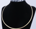 14K Yellow Gold Domed Omega Chain Necklace 19.25&quot; Length 3.5 MM Wide  19... - £1,258.68 GBP