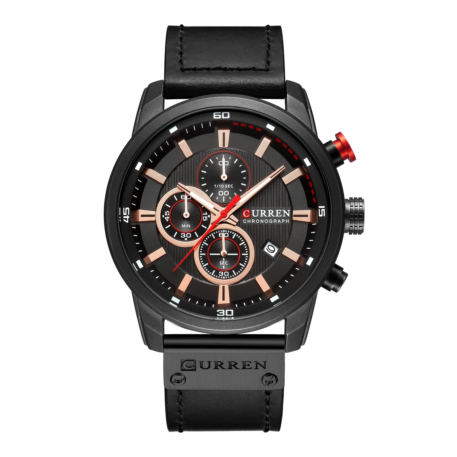 CURREN Fashion Date Quartz Men Watches Top Brand Luxury Male Clock Chron... - £25.60 GBP