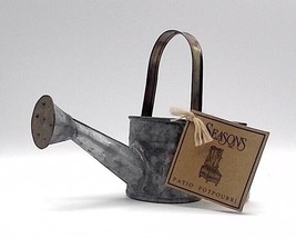 Small Galvanized Metal Watering Can Unique Vintage Style Farmhouse Décor... - $15.00