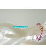 B12 aluminum orbital chainmaille bracelet in copper purple - $34.26 CAD