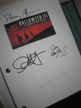 Halloween 3 Season of the Witch Script Movie Film Signed Screenplay Autograph X4 - £15.71 GBP