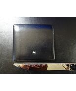 Montblanc Black Leather Bifold Wallet Authentic Made in Italy - $159.70