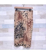 Umi Collection Anne Crimmins Silk Animal Print Pencil Skirt Vintage Wome... - $49.49