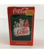 Enesco Christmas Tree Ornament Diet Coke Exercising Good Taste Vintage 1994 - £16.22 GBP