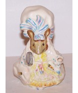 ADORABLE ROYAL ALBERT ENGLAND LADY MOUSE BEATRIX POTTER 4&quot; FIGURINE - $28.70