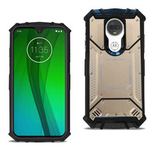 [Pack Of 2] Reiko Motorola Moto G7 Power Metallic Front Cover Case In Gold - £24.56 GBP
