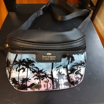 Juicy Couture Fanny Pack Waistpack Belt Bag Palm Trees Clear Palm Trees - $23.06