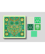 Owl Layerd Shadow Box Laser Cut Svg - $20.00
