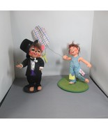 Pair Annalee Dolls:  Top Hat Groom 2008, Kite Flying &#39;92 - £13.91 GBP