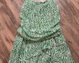 Diane Von Furstenberg Strappy Mesh Sea Twig Green Mini Sundress Size XXL - $28.91