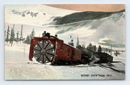 Rotary Snow Plow Continental Divide Denver Coloardo CO UNP DB Postcard G16 - £4.05 GBP