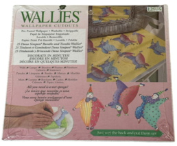Wallies Wallpaper Cutouts Border Clowns Childrens Room Nursery Home Deco... - $7.99