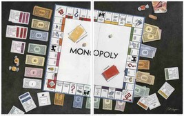 Bet Borgeson Monopoly Diptych, 1985 - £27.69 GBP