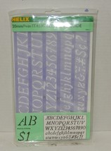 Helix 20mm/ 3/4 in Italic Lettering Guide Stencils NIP - £7.77 GBP