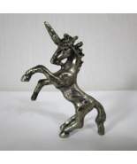 Vintage Pewter Unicorn Small Figurine - $11.87