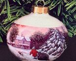 Hallmark 1998 Keepsake Ornament Glass Memories Of Christmas Ball - $7.68